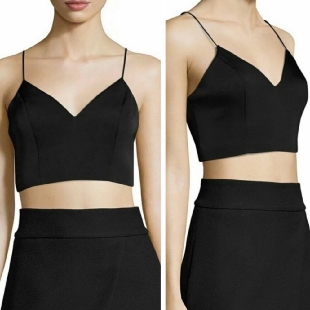 KEEPSAKE the Label Black Crop Top